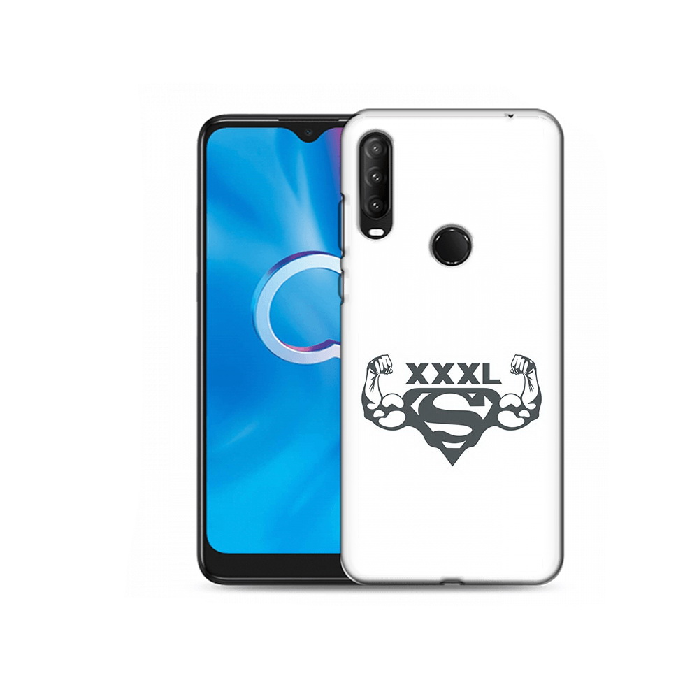 

Чехол MyPads Tocco для Alcatel 1SE (2020) 5030D бодибилдинг супермен (PT152068.668.237), Прозрачный, Tocco