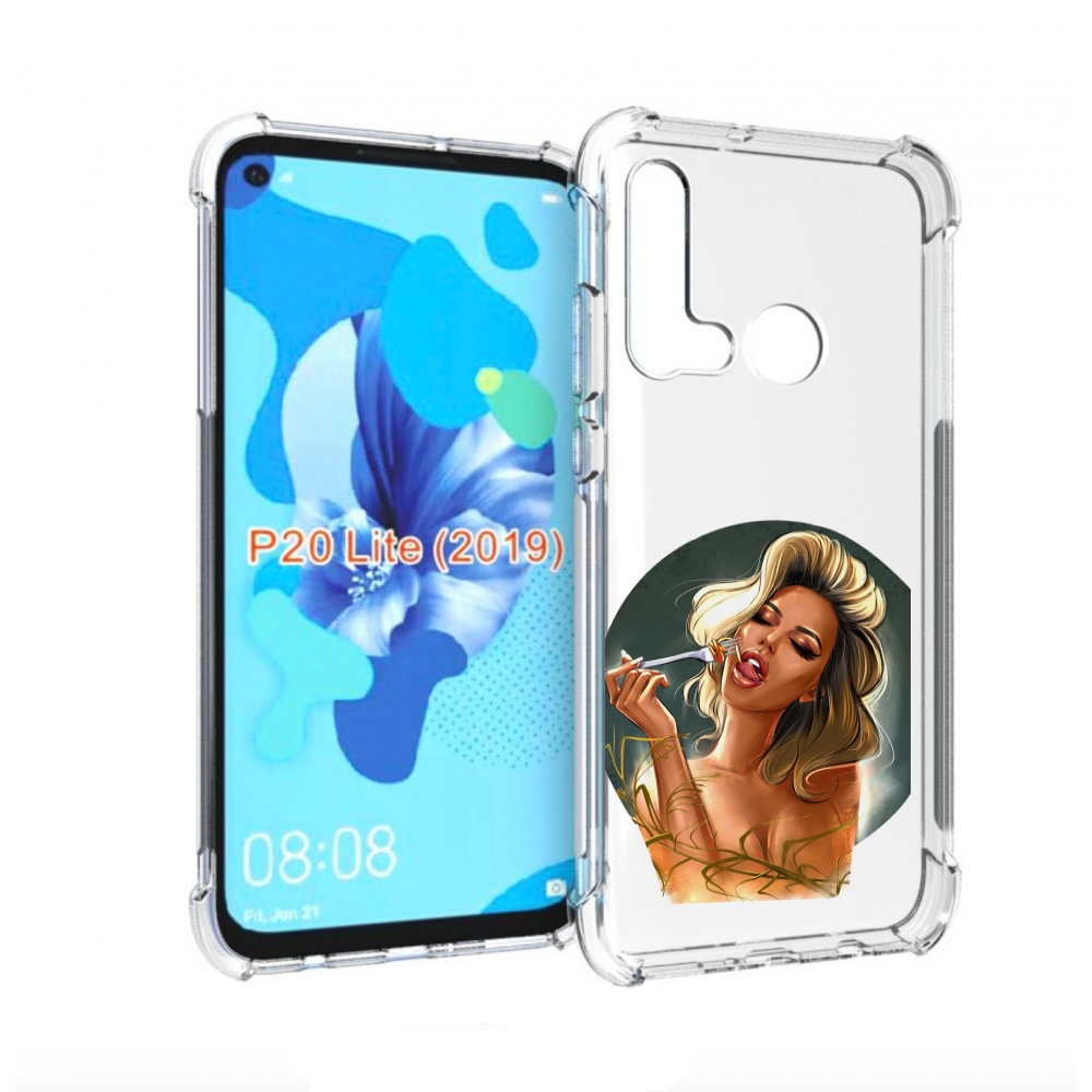 

Чехол бампер MyPads голодная-девушка-модель женский для Huawei P, Прозрачный, Tocco
