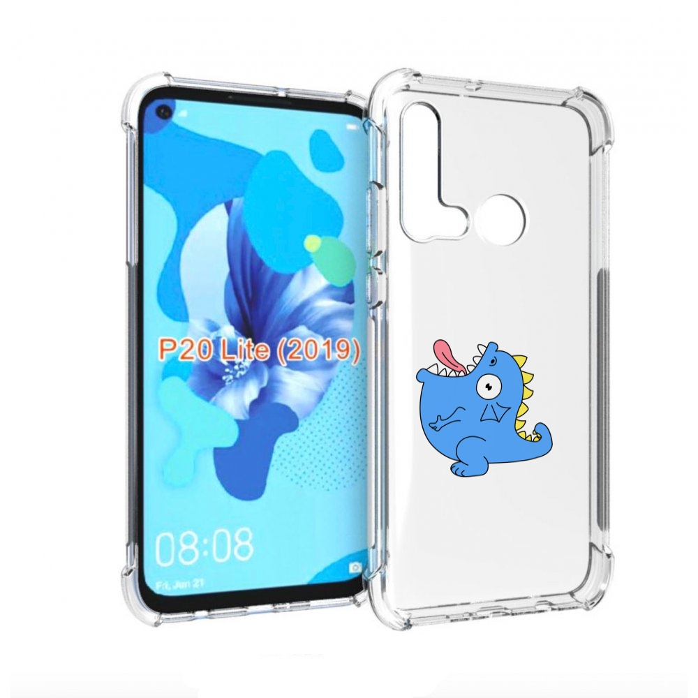 

Чехол бампер MyPads голубая-рыбка для Huawei P20 Lite (2019), Прозрачный, Tocco