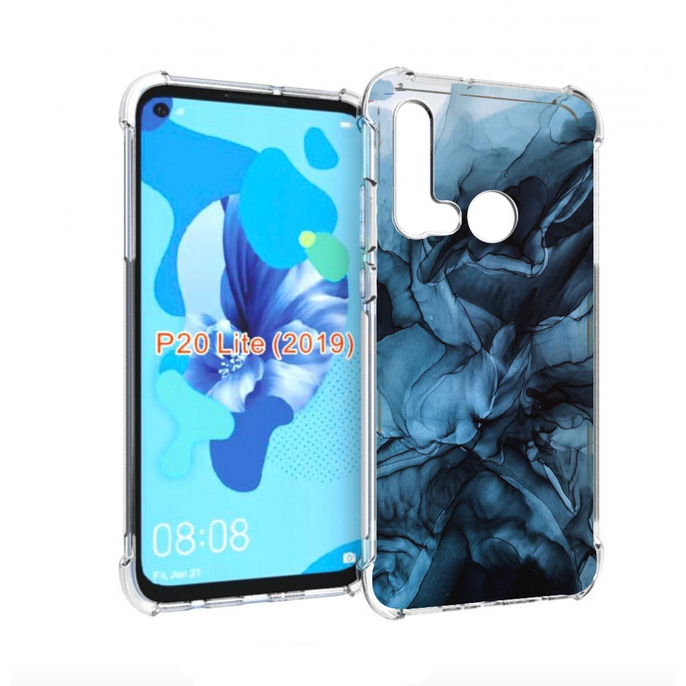 

Чехол бампер MyPads голубой дымок для Huawei P20 Lite (2019), Прозрачный, Tocco