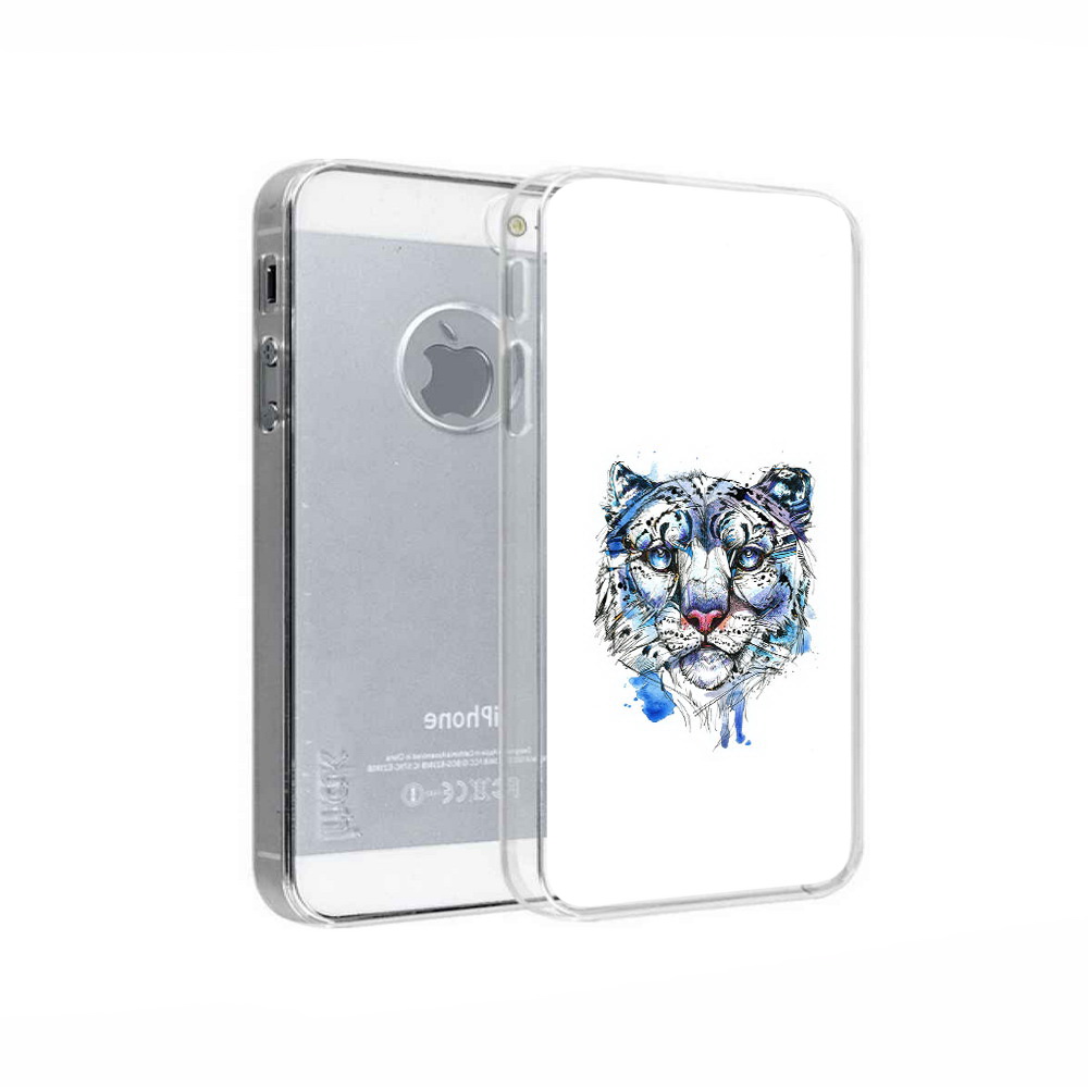 

Чехол MyPads Tocco для Apple iPhone 5 водяной тигр, Прозрачный, Tocco