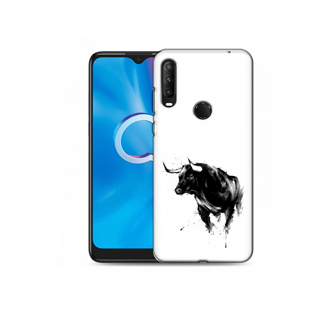 

Чехол MyPads Tocco для Alcatel 1SE (2020) 5030D бык (PT152068.668.254), Прозрачный, Tocco