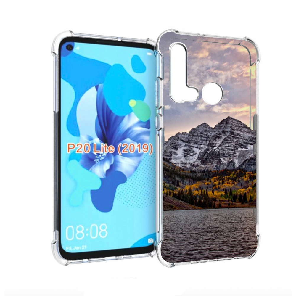 

Чехол бампер MyPads горы-колорадо для Huawei P20 Lite (2019), Прозрачный, Tocco