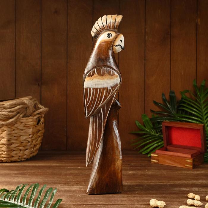 

Сувенир "Попугай" дерево 12х8х50 см