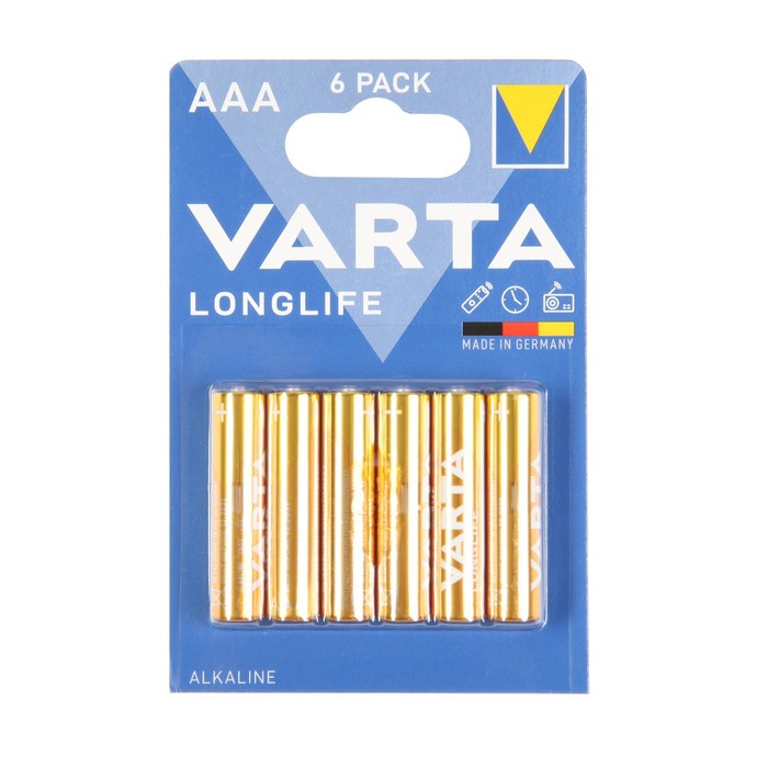 

Батарейка алкалиновая Varta LONGLIFE AAA набор 6 шт