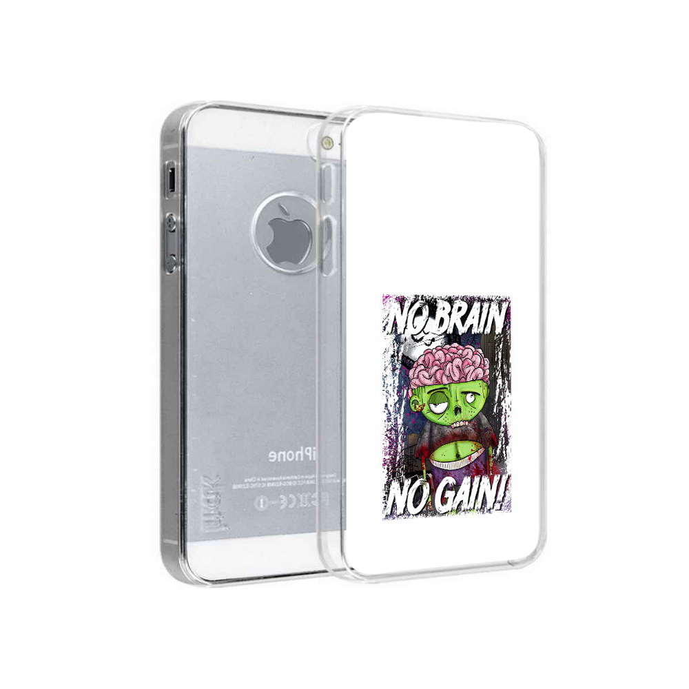 

Чехол MyPads Tocco для Apple iPhone 5 глупый зомби, Прозрачный, Tocco