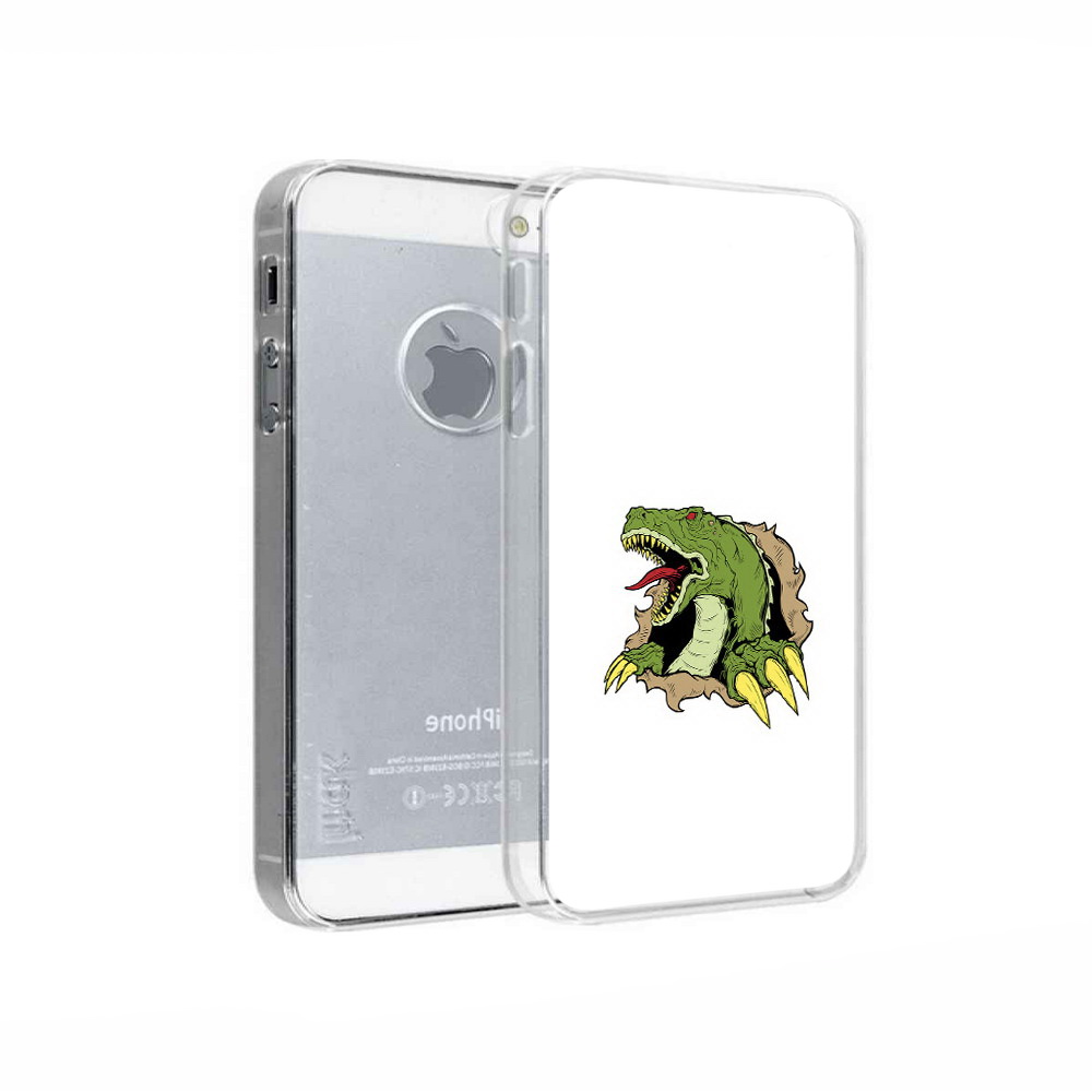 

Чехол MyPads Tocco для Apple iPhone 5 годзила, Прозрачный, Tocco