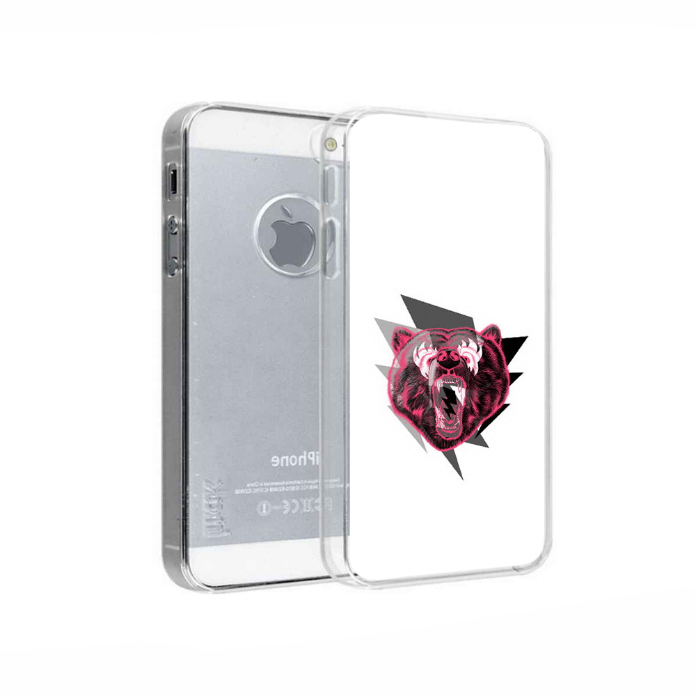 

Чехол MyPads Tocco для Apple iPhone 5 грозовой медведь, Прозрачный, Tocco