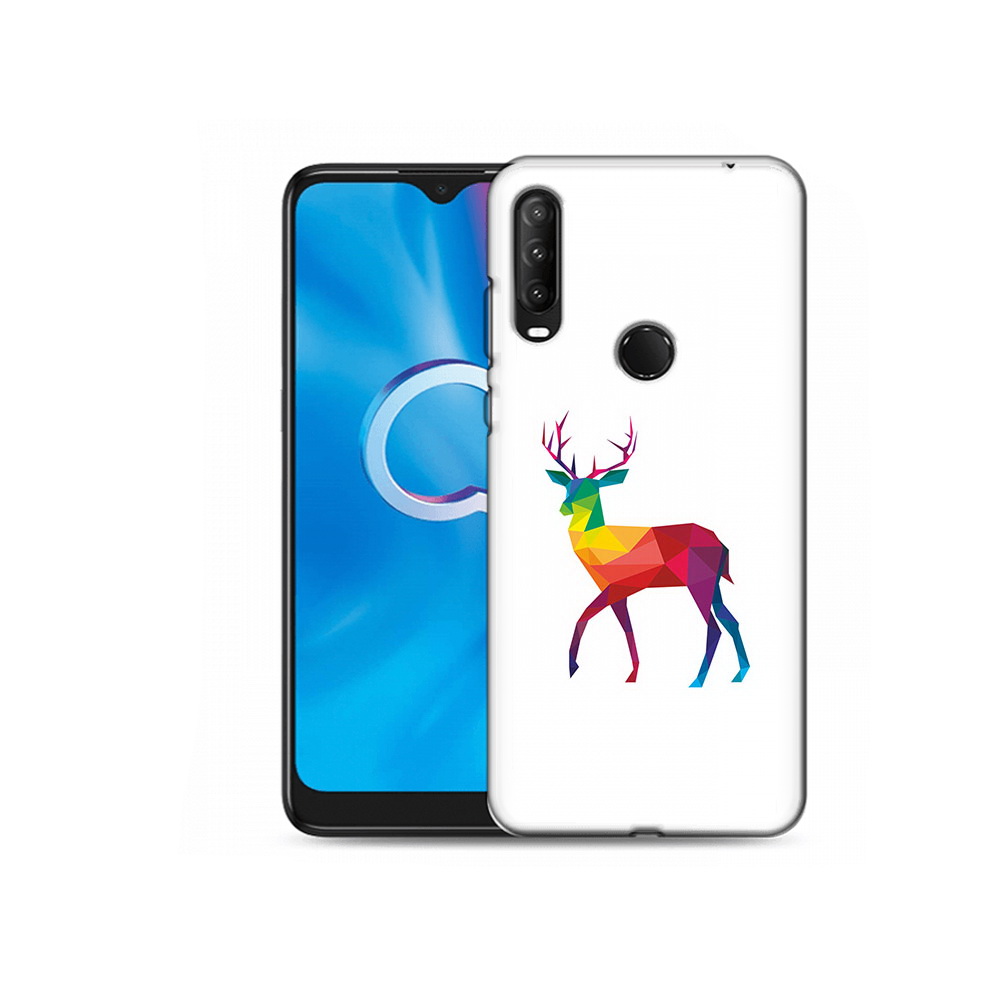 

Чехол MyPads Tocco для Alcatel 1SE (2020) 5030D геометрический олень (PT152068.668.286), Прозрачный, Tocco