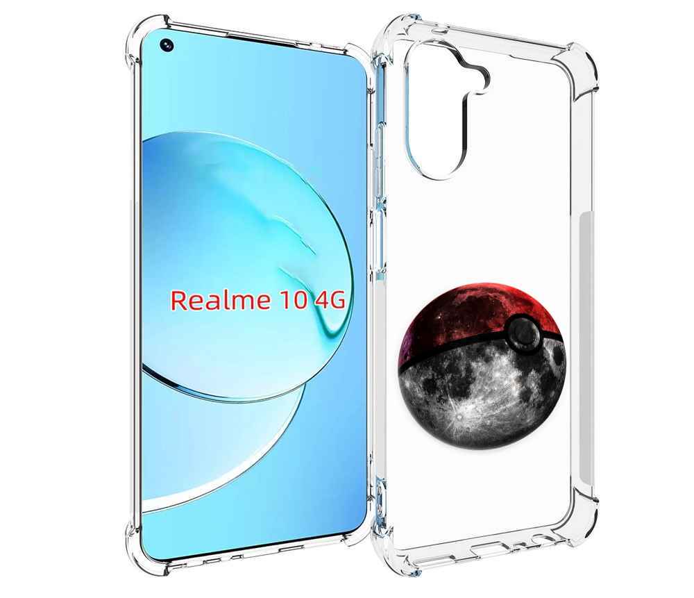 

Чехол MyPads планета покебол для Realme 10, Прозрачный, Tocco