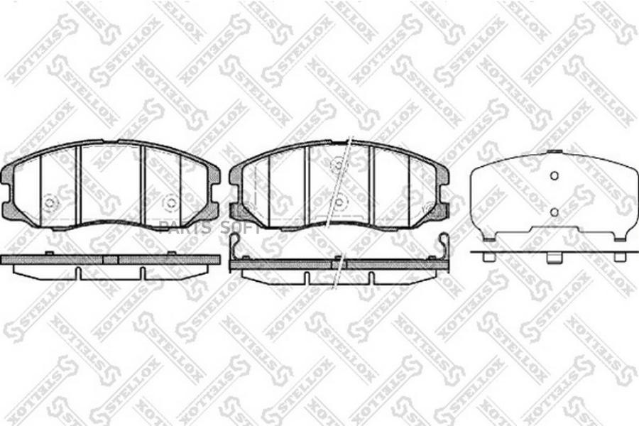 

Тормозные колодки Stellox 001094BSX