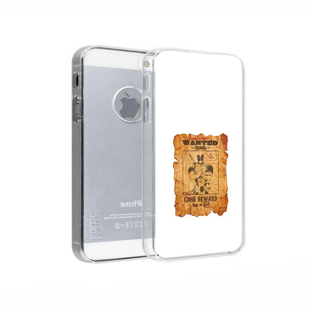 

Чехол MyPads Tocco для Apple iPhone 5 дедпул, Прозрачный, Tocco