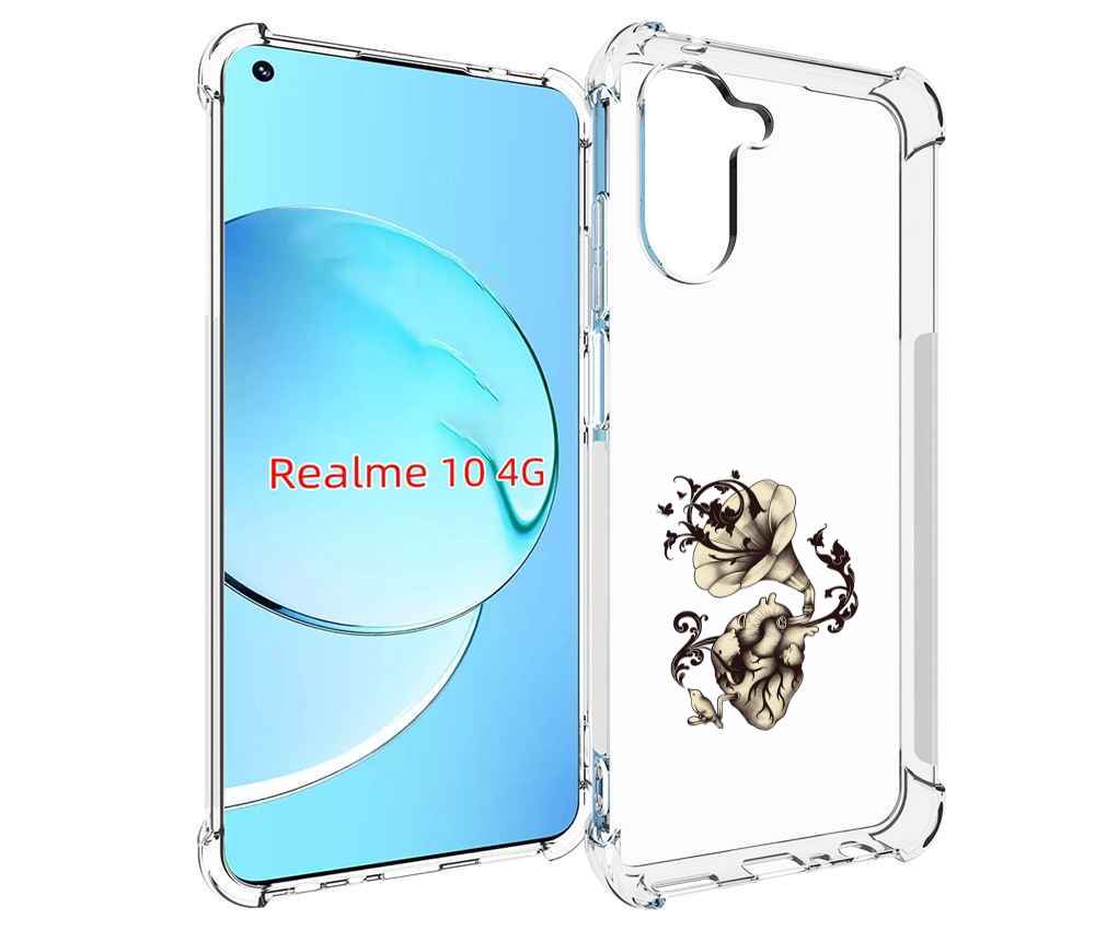 

Чехол MyPads Граммофон для Realme 10, Прозрачный, Tocco