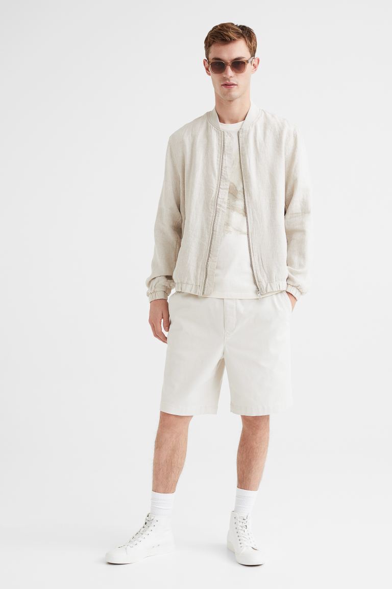 

Бомбер мужской H&M 1043405001 бежевый XL (доставка из-за рубежа), 1043405001