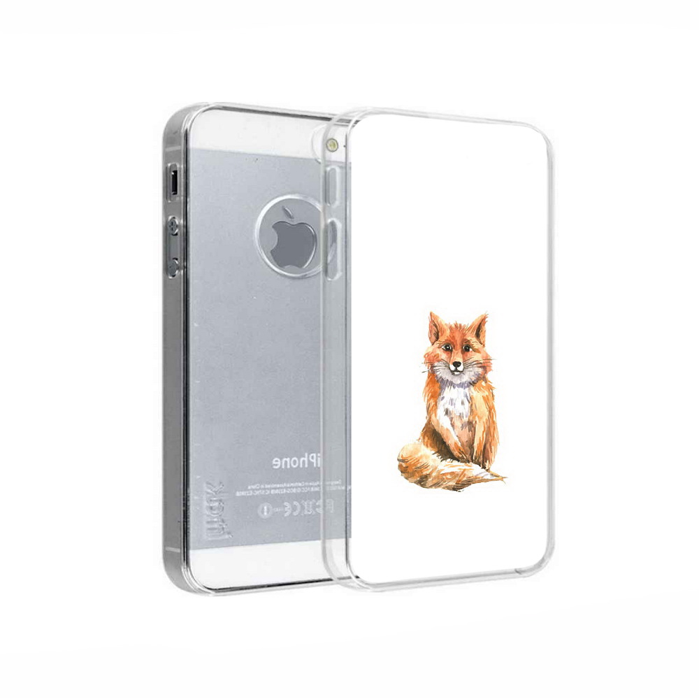 

Чехол MyPads Tocco для Apple iPhone 5 детская лиса, Прозрачный, Tocco