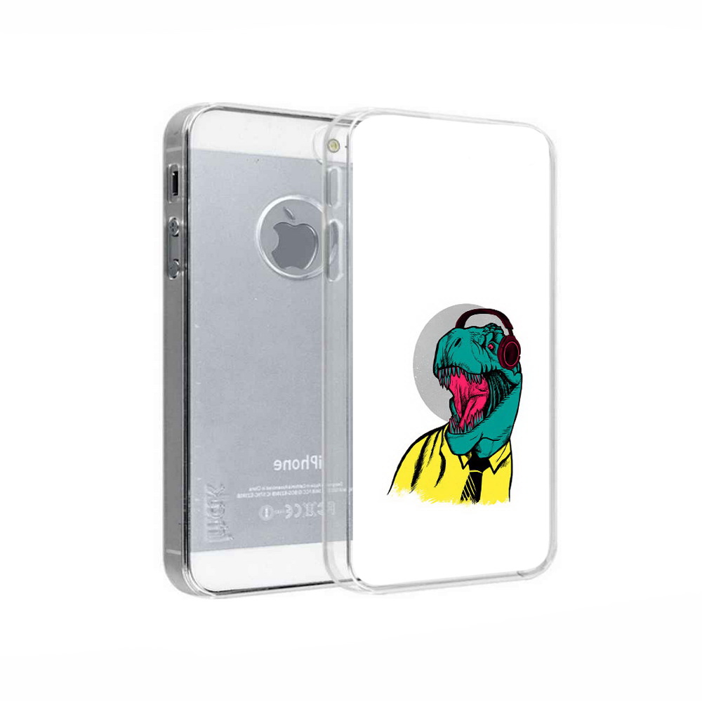 

Чехол MyPads Tocco для Apple iPhone 5 дино, Прозрачный, Tocco