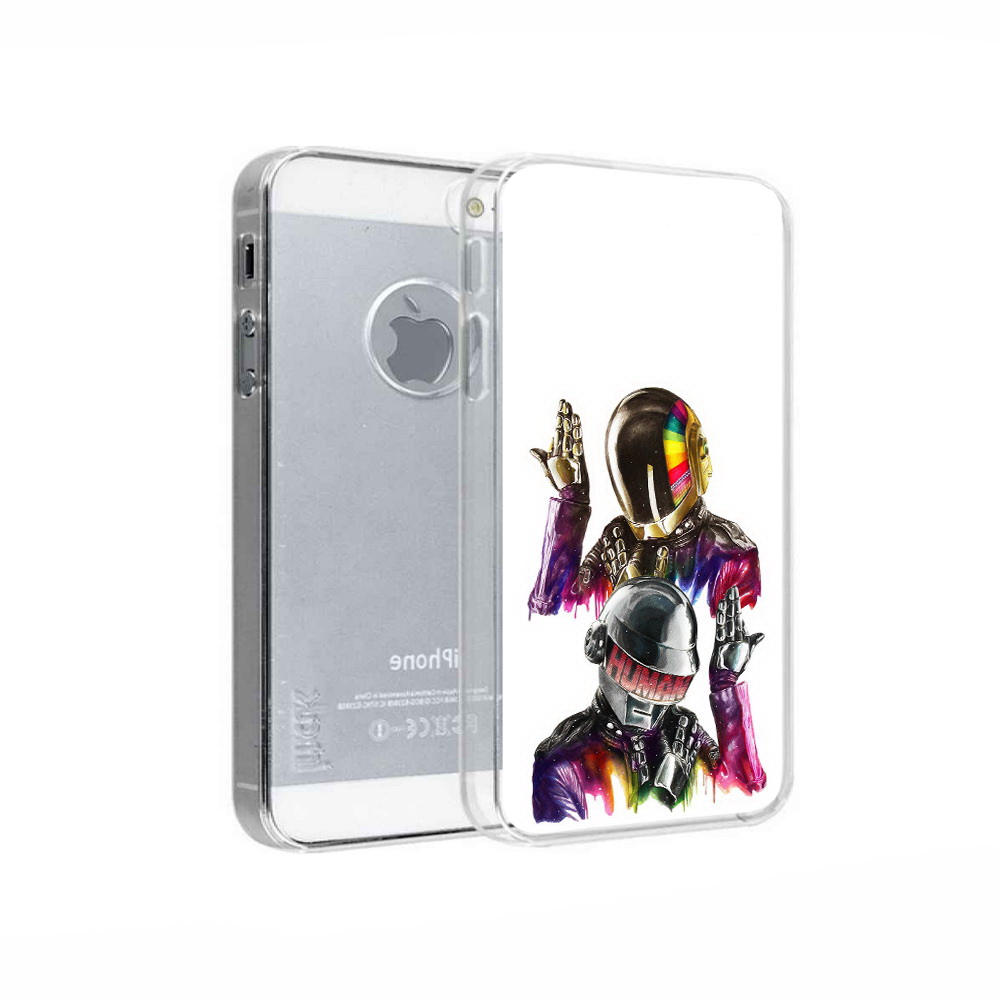 

Чехол MyPads Tocco для Apple iPhone 5 диско космонавты, Прозрачный, Tocco