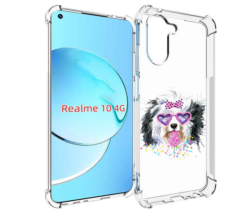 

Чехол MyPads пушистик для Realme 10, Прозрачный, Tocco