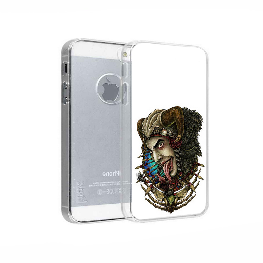 

Чехол MyPads Tocco для Apple iPhone 5 длинный язык, Прозрачный, Tocco