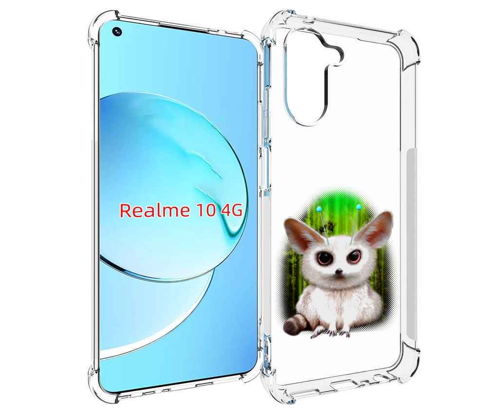 

Чехол MyPads пушистое животное для Realme 10, Прозрачный, Tocco