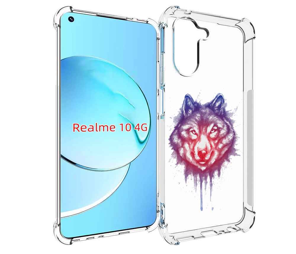 

Чехол MyPads пушистый волк для Realme 10, Прозрачный, Tocco