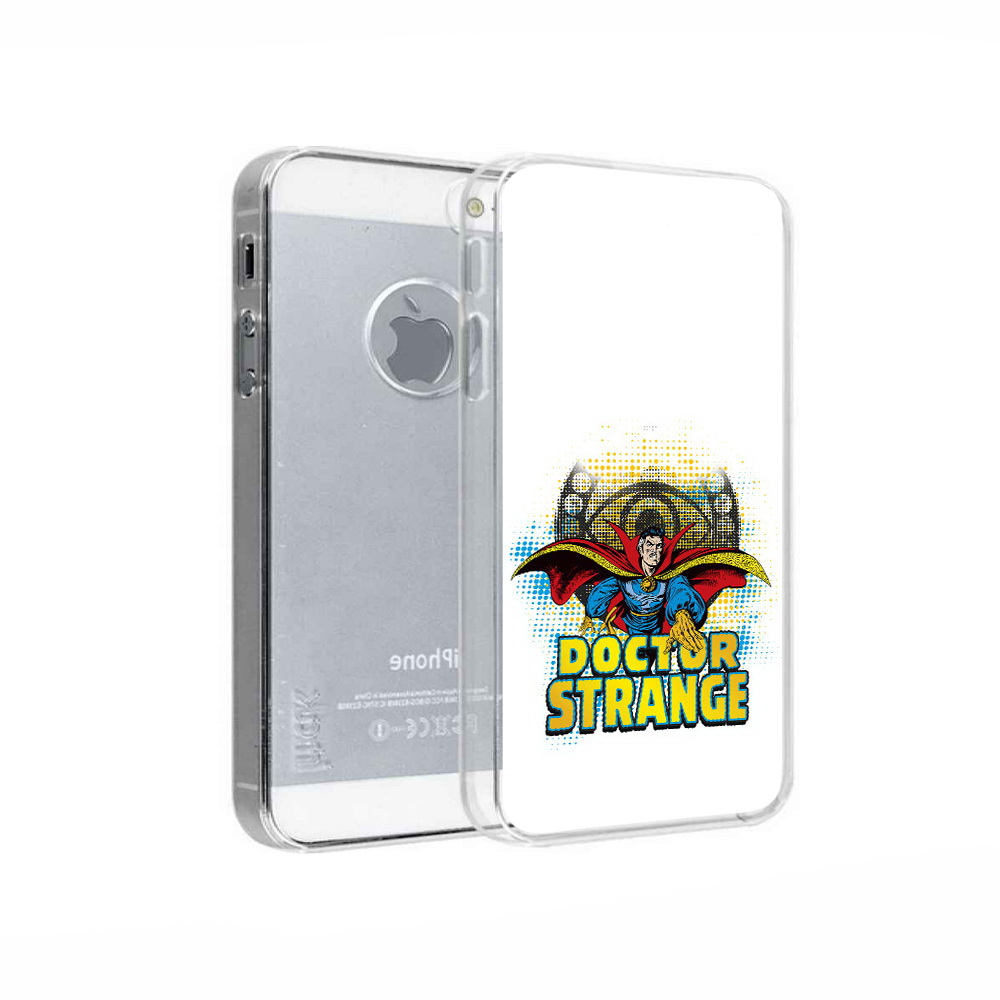 

Чехол MyPads Tocco для Apple iPhone 5 доктор стренж рисунок, Прозрачный, Tocco