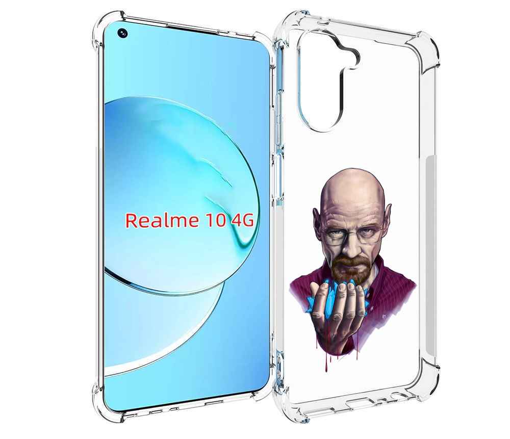 

Чехол MyPads разработчик для Realme 10, Прозрачный, Tocco