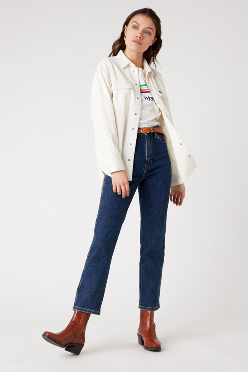 

Джинсы женские Wrangler 112128606 синие 26/32, Синий, 112128606