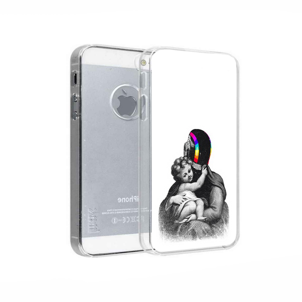 

Чехол MyPads Tocco для Apple iPhone 5 защитник в шлеме, Прозрачный, Tocco