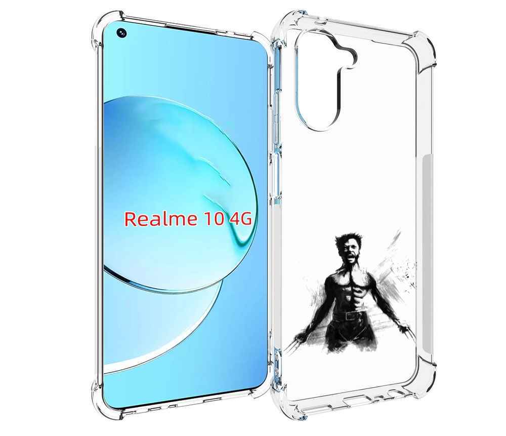 

Чехол MyPads росомаха для Realme 10, Прозрачный, Tocco