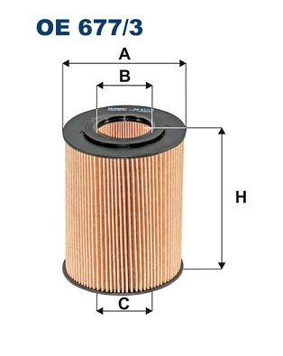 

OE 677/3_фильтр масляный! MB W164/W211/W221 4.2CDI 06>