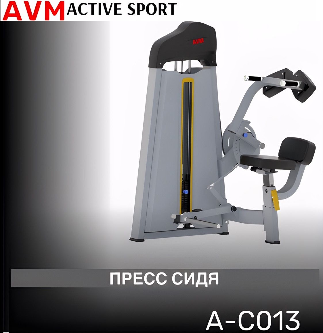 Тренажер для зала AVM A-C013 пресс сидя профессиональный силовой
