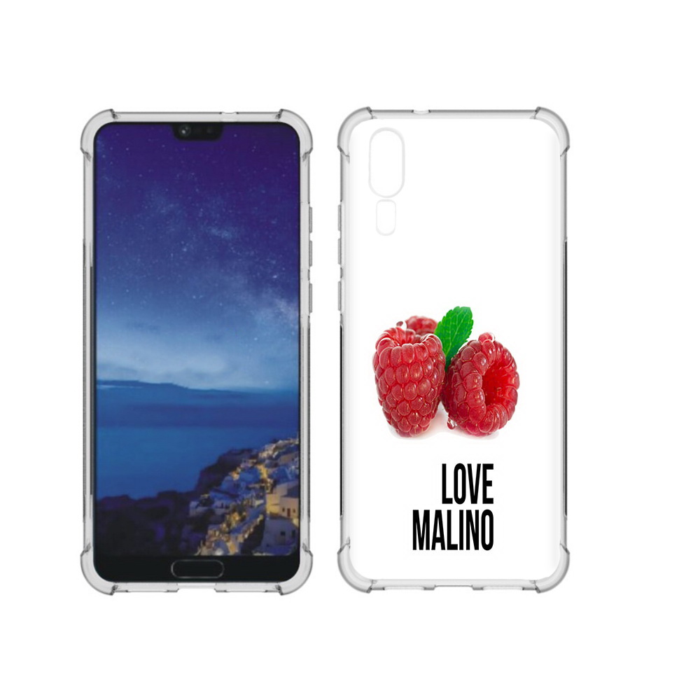 

Чехол MyPads Tocco для Huawei P20 Бренд лове малино (PT108006.52.36), Прозрачный, Tocco
