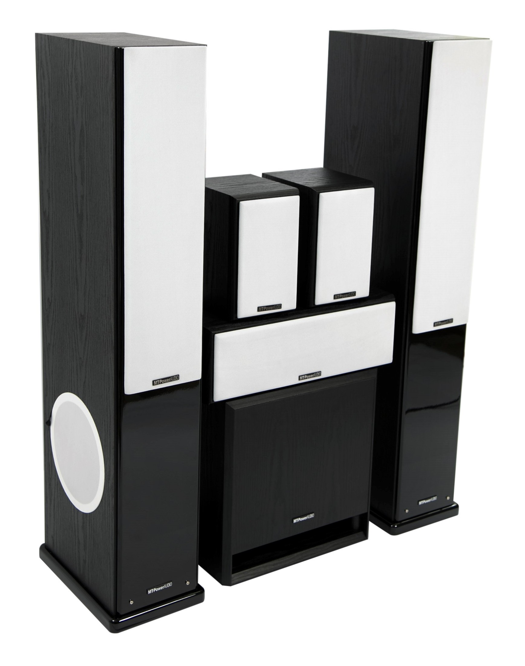 

MT-Power Elegance-2 black set 5.1 (white grills), Elegance-2 black set 5.1 (white grills)