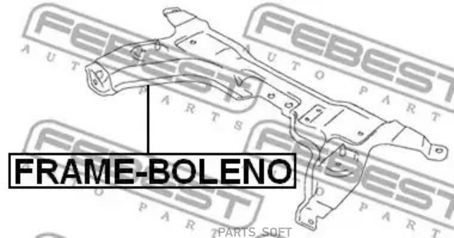 

FEBEST Подрамник передний FEBEST FRAME-BOLENO