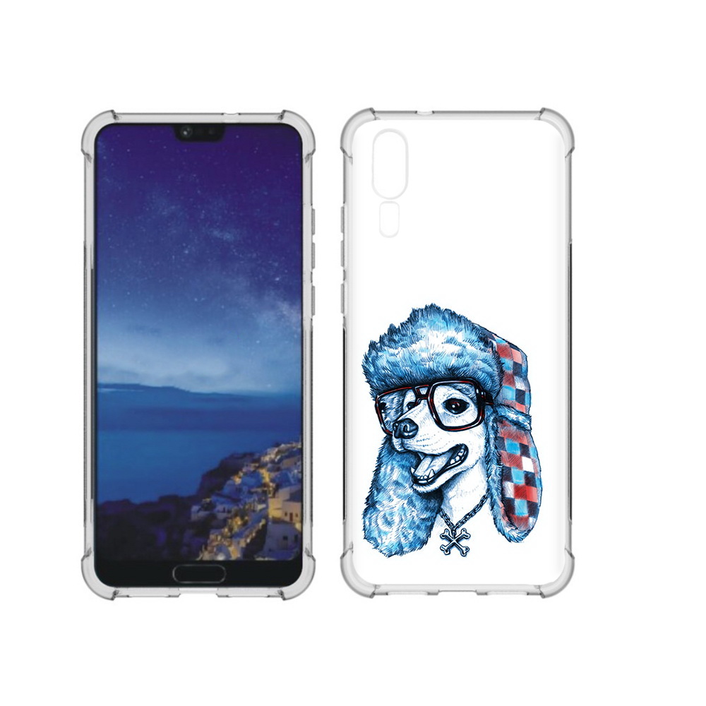 

Чехол MyPads Tocco для Huawei P20 зимний пес (PT108006.52.362), Прозрачный, Tocco