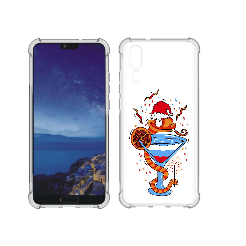 Чехол MyPads Tocco для Huawei P20 змейка (PT108006.52.364)