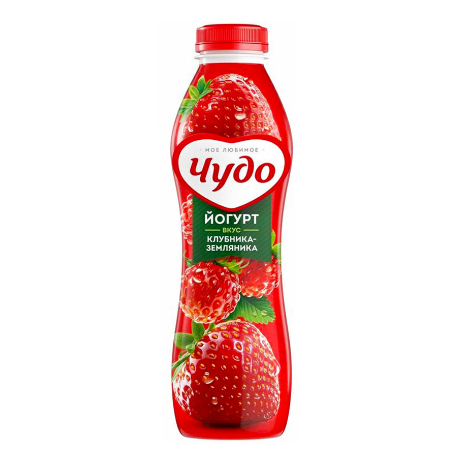 

Питьевой йогурт Чудо клубника-земляника 2,4% БЗМЖ 270 г