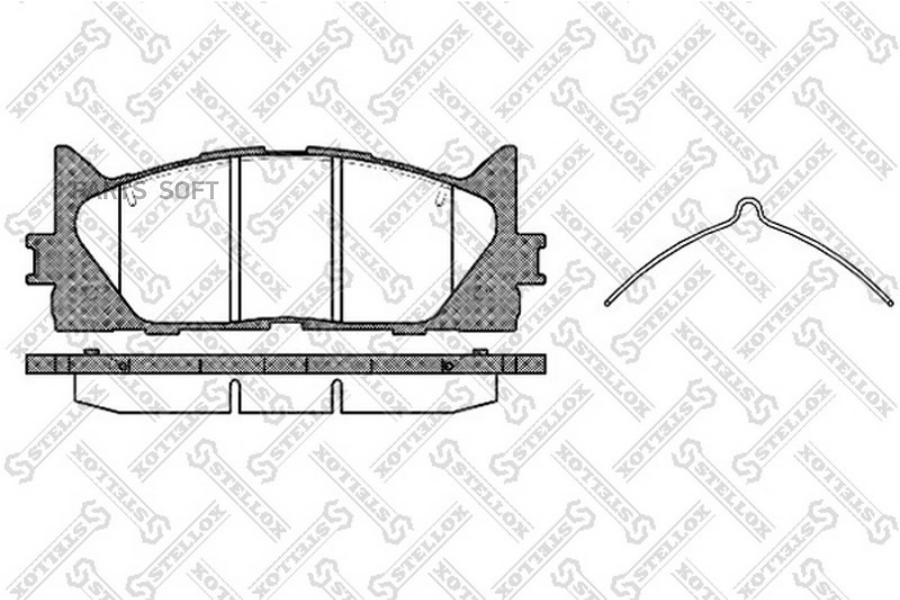 

Тормозные колодки Stellox 002007SX