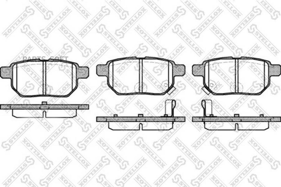 

Тормозные колодки Stellox 002008SX