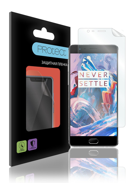 

Защитная пленка Protect для OnePlus OnePlus3 / Глянцевая / 23805