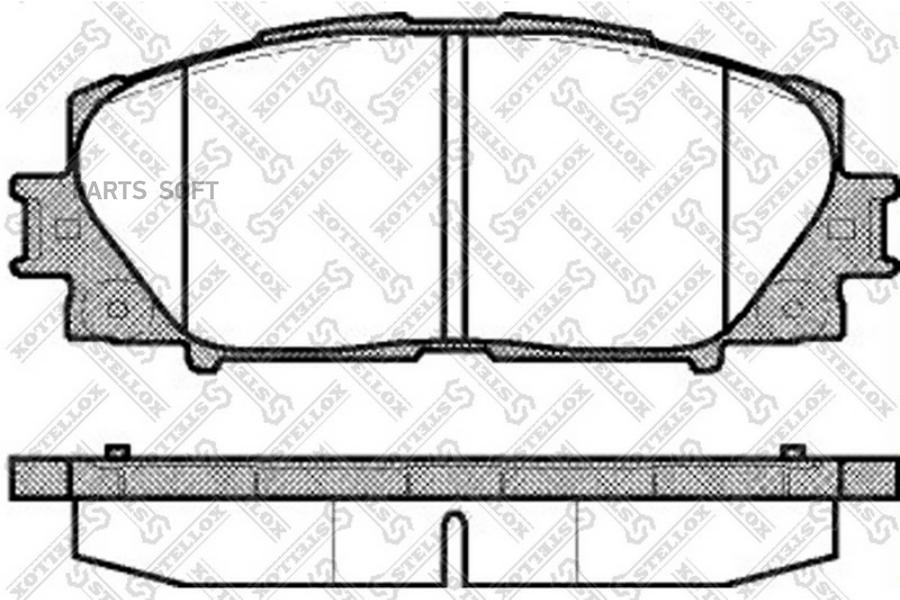 

Тормозные колодки Stellox 002009SX