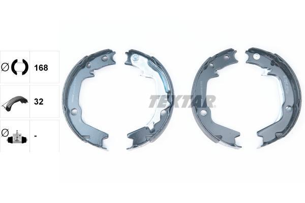 

Тормозные колодки барабанные Textar 91070300