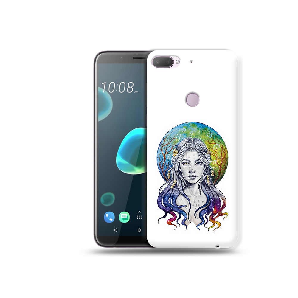 

Чехол MyPads Tocco для HTC Desire 12 Plus девушка с красивыми волосами, Прозрачный, Tocco