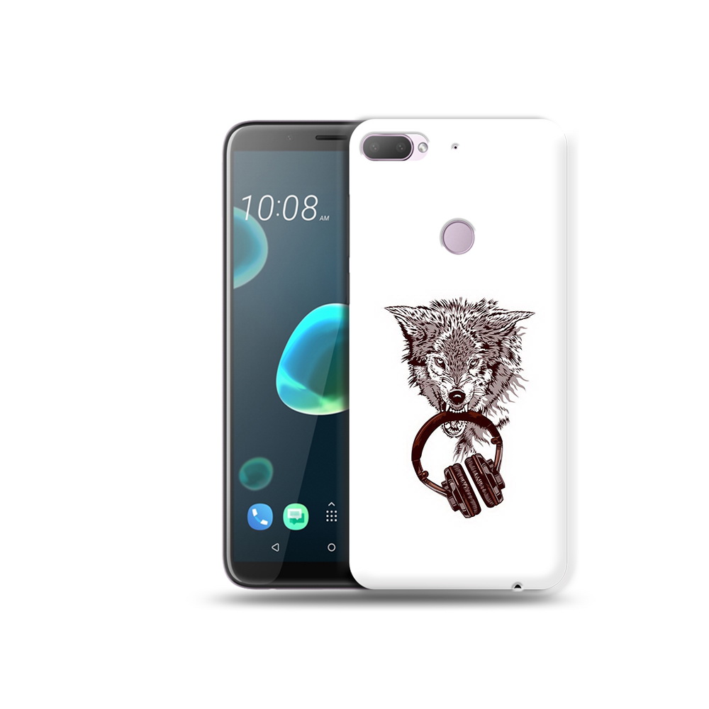 

Чехол MyPads Tocco для HTC Desire 12 Plus дикий волк, Прозрачный, Tocco