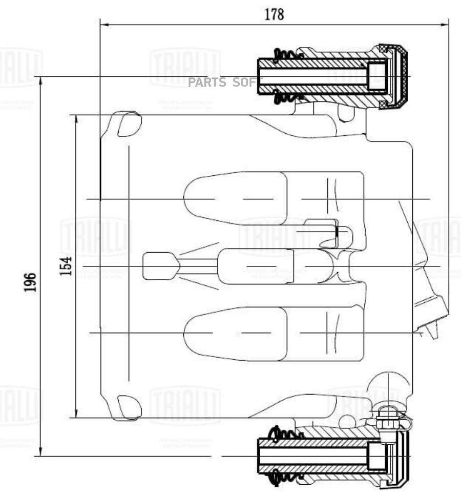 

Суппорт Торм. Для Ам Mercedes V (W447) (14-) Перед. Прав. D48Мм (Cf 032017) Trialli Cf 032