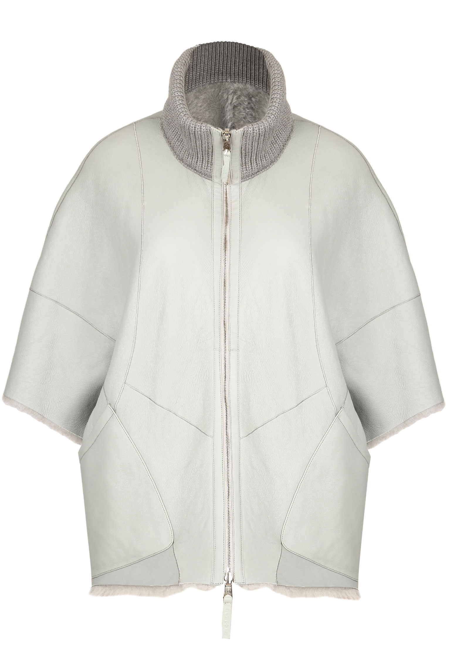 Дубленка женская Diego M 138026 серая 42 IT