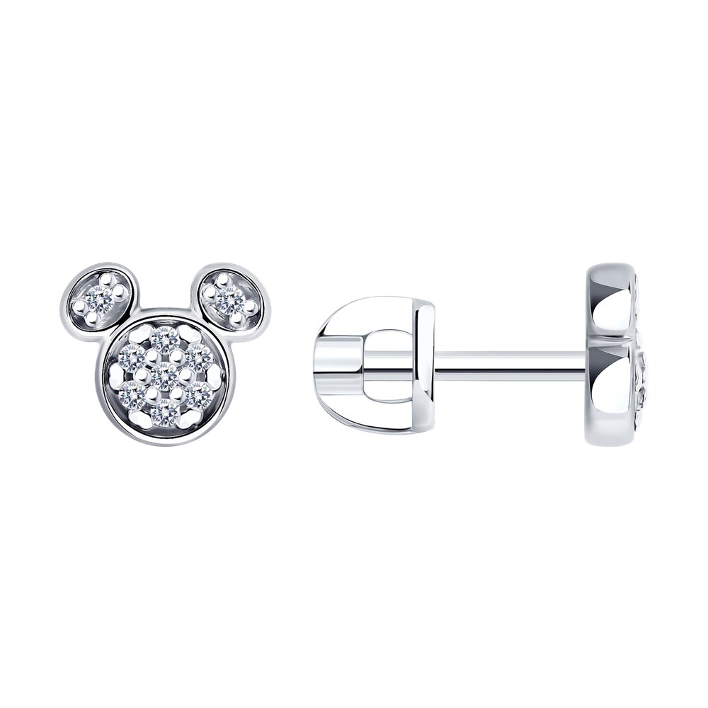 

Серьги из серебра с фианитом SOKOLOV 94025715, 94025715