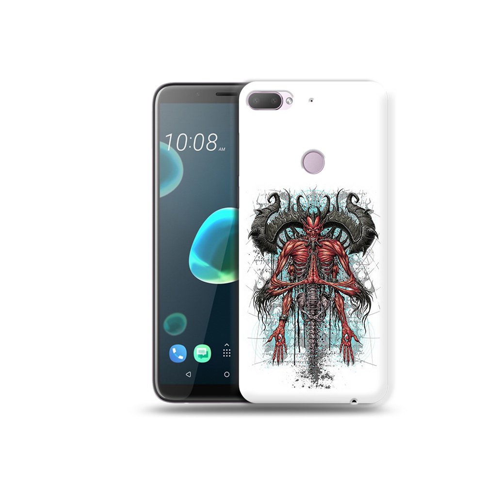 

Чехол MyPads Tocco для HTC Desire 12 Plus дьявол, Прозрачный, Tocco