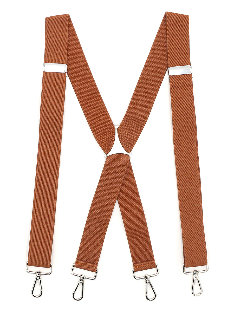 Подтяжки унисекс GENTLETEAM Suspenders-Classic коричневые